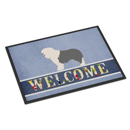 MICASA Old English Sheepdog Welcome Indoor or Outdoor Mat 24 x 36 in. MI230668